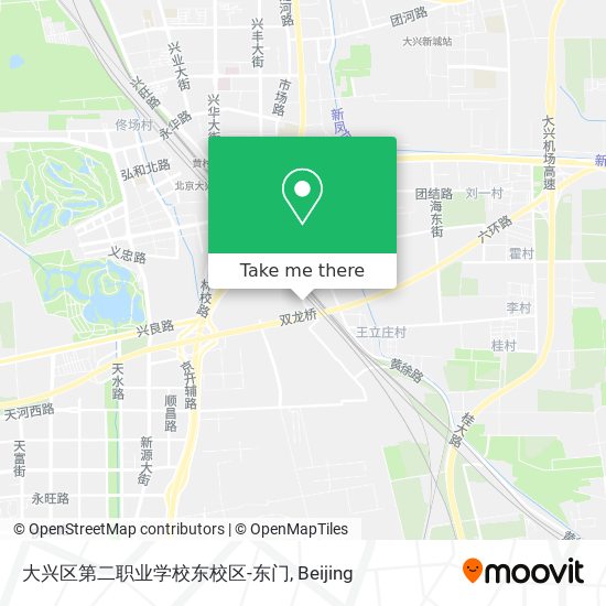 大兴区第二职业学校东校区-东门 map