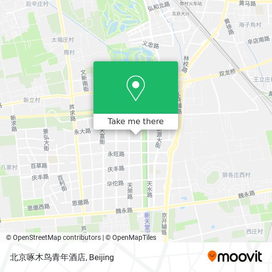 北京啄木鸟青年酒店 map