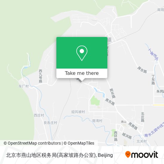 北京市燕山地区税务局(高家坡路办公室) map