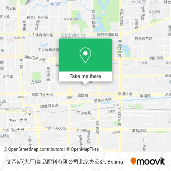 艾帝斯(大厂)食品配料有限公司北京办公处 map