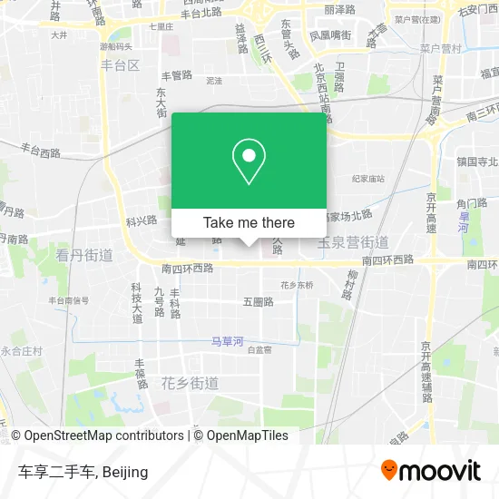车享二手车 map