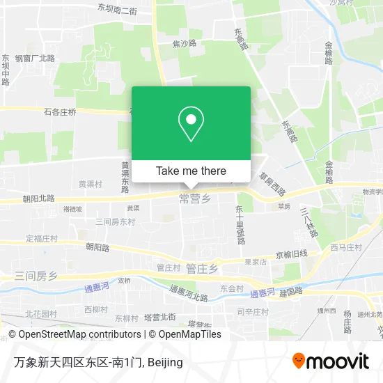 万象新天四区东区-南1门 map