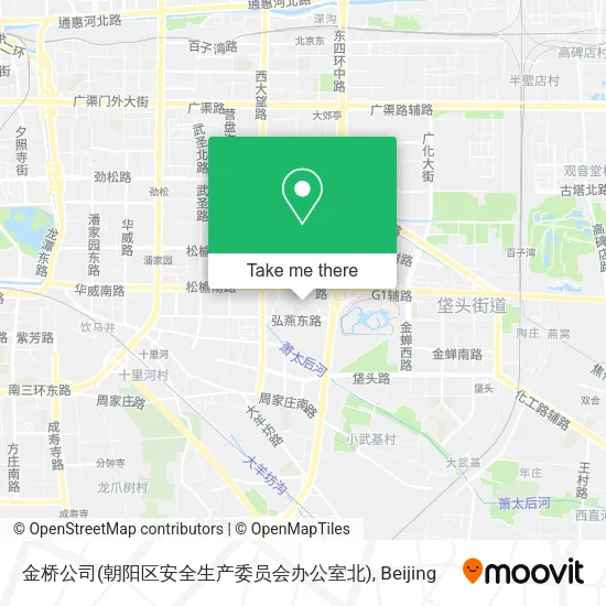 金桥公司(朝阳区安全生产委员会办公室北) map