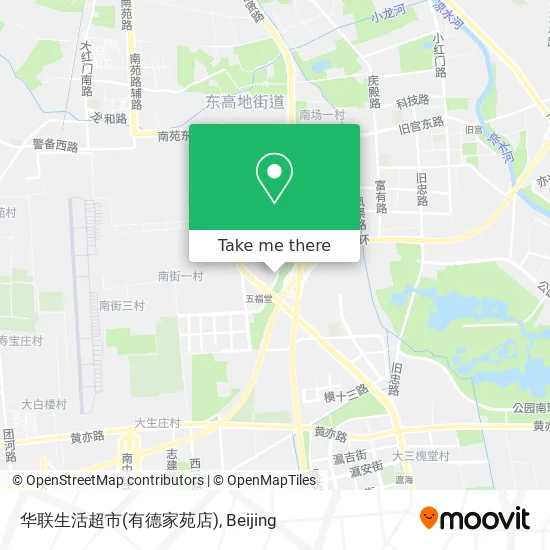 华联生活超市(有德家苑店) map