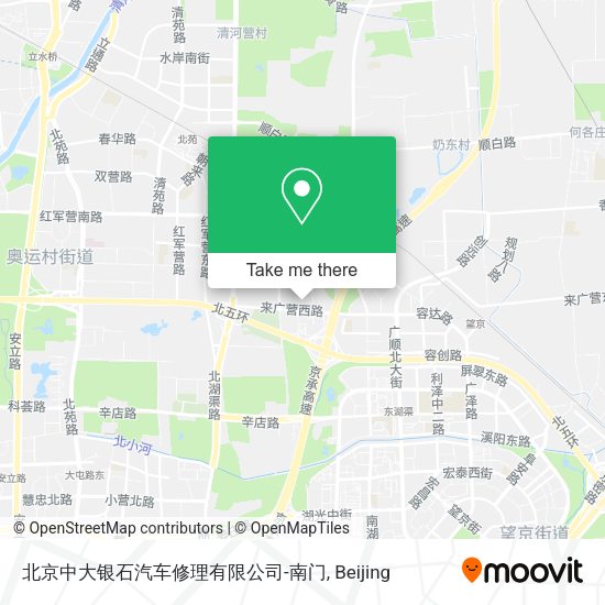 北京中大银石汽车修理有限公司-南门 map