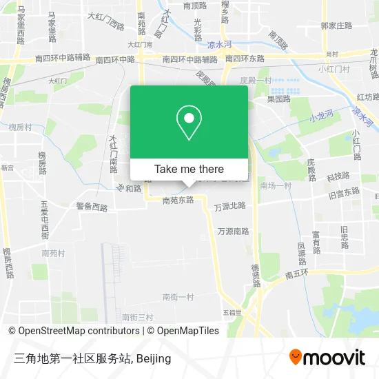 三角地第一社区服务站 map
