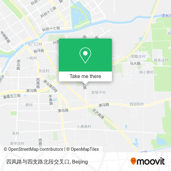 四凤路与四支路北段交叉口 map