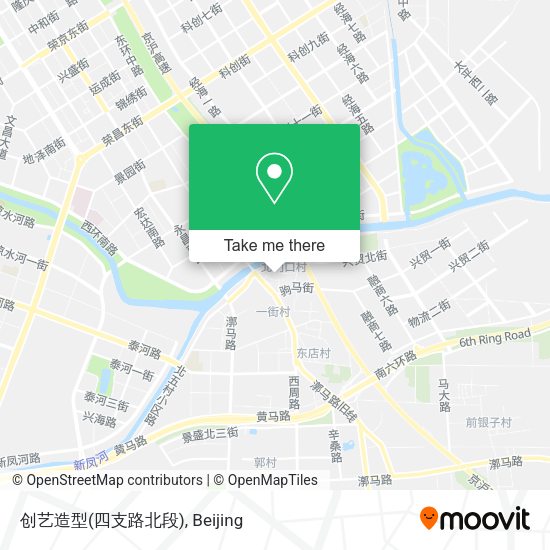 创艺造型(四支路北段) map