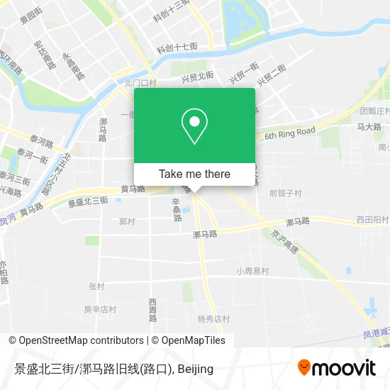 景盛北三街/漷马路旧线(路口) map