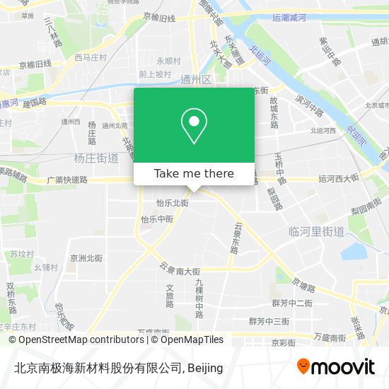 北京南极海新材料股份有限公司 map