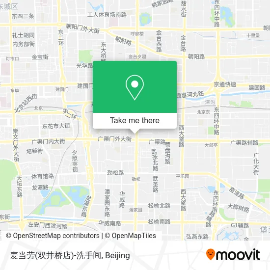麦当劳(双井桥店)-洗手间 map