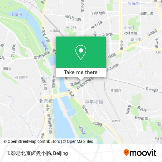 玉影老北京卤煮小肠 map