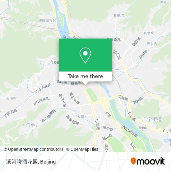 滨河啤酒花园 map