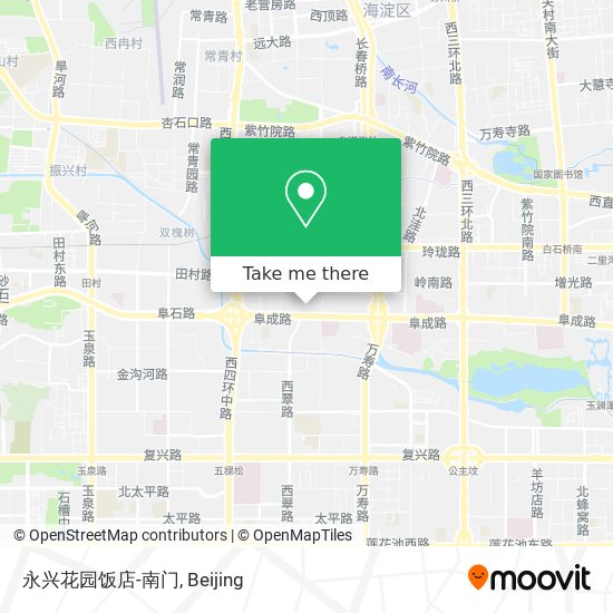 永兴花园饭店-南门 map