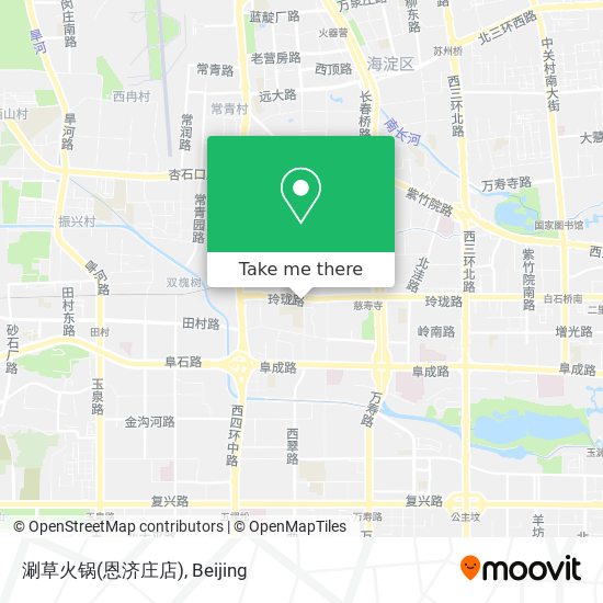 涮草火锅(恩济庄店) map