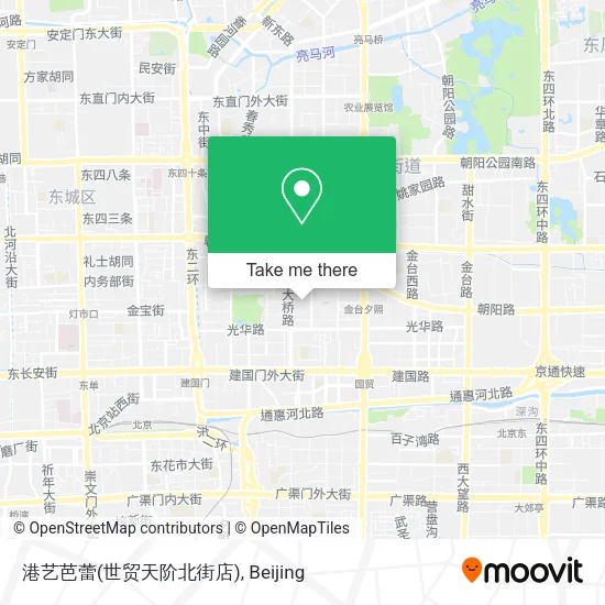 港艺芭蕾(世贸天阶北街店) map
