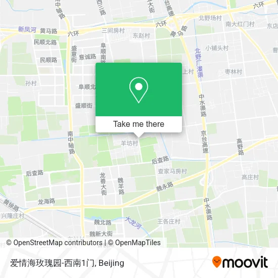 爱情海玫瑰园-西南1门 map