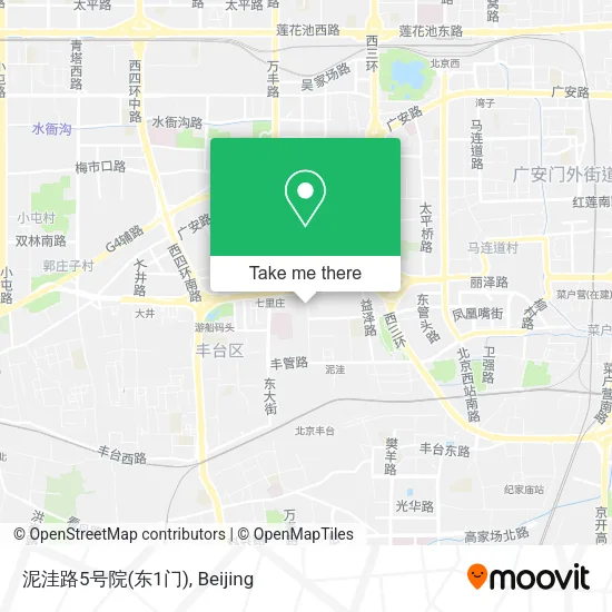 泥洼路5号院(东1门) map