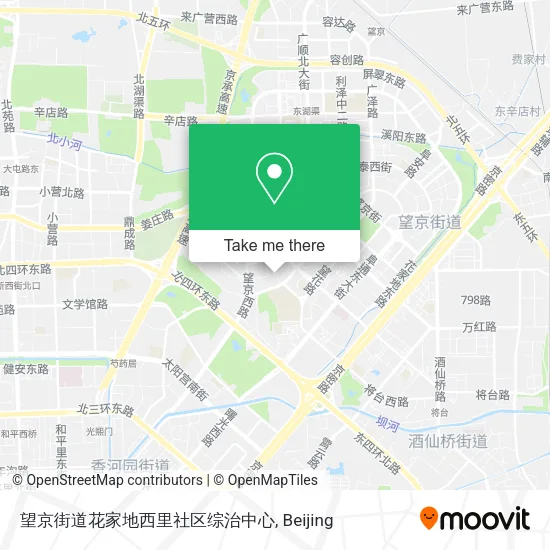 望京街道花家地西里社区综治中心 map