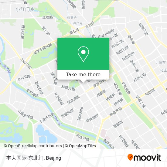 丰大国际-东北门 map