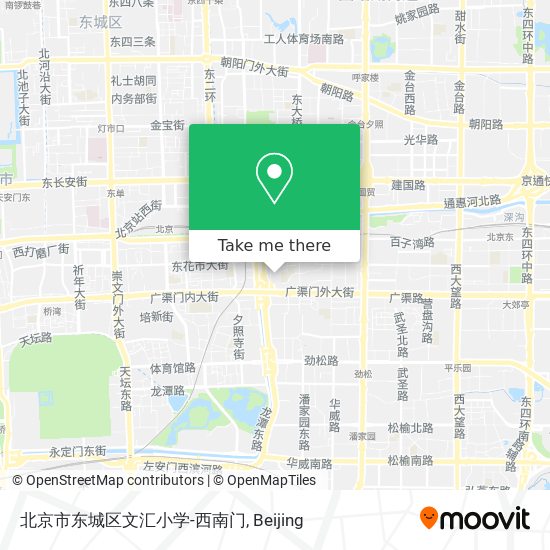 北京市东城区文汇小学-西南门 map