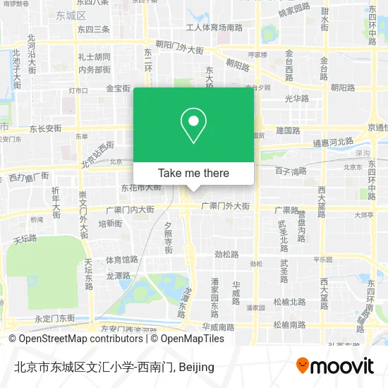 北京市东城区文汇小学-西南门 map