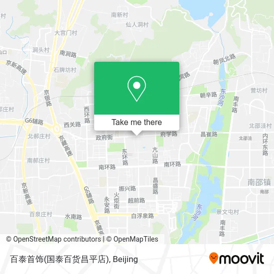 百泰首饰(国泰百货昌平店) map