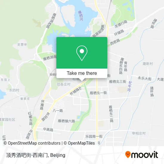 顶秀酒吧街-西南门 map