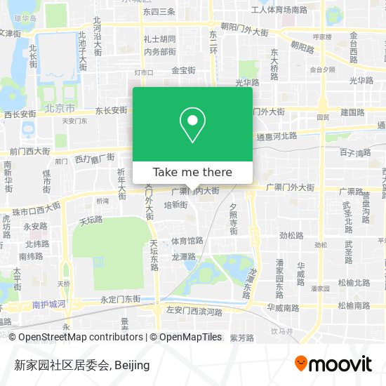 新家园社区居委会 map