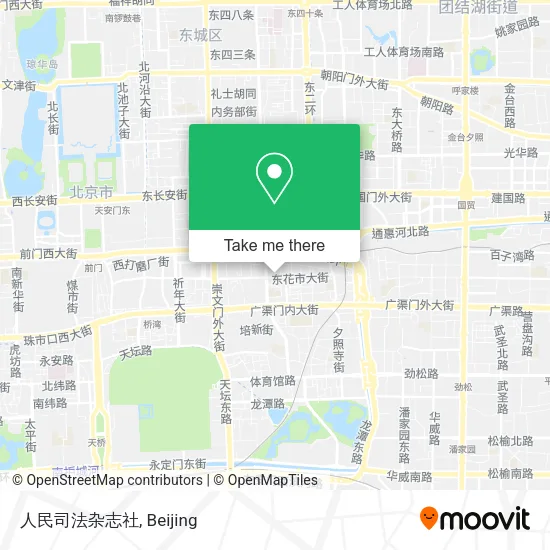 人民司法杂志社 map
