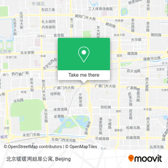 北京暖暖周姐屋公寓 map