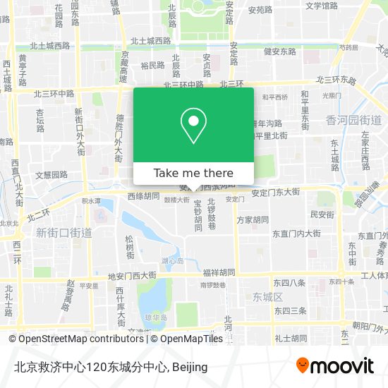 北京救济中心120东城分中心 map