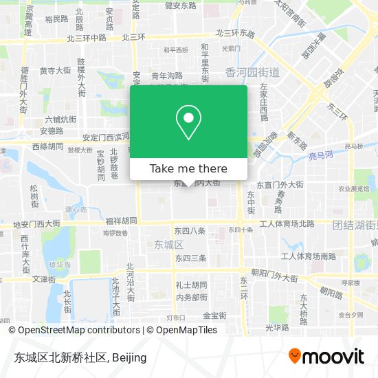 东城区北新桥社区 map