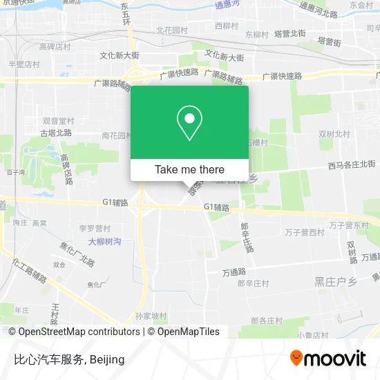 比心汽车服务 map