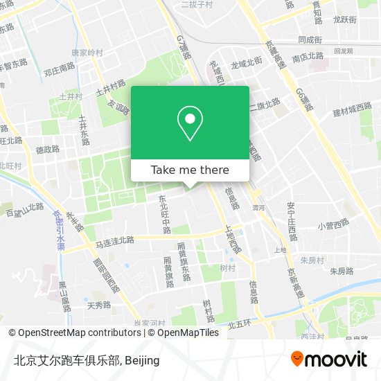 北京艾尔跑车俱乐部 map