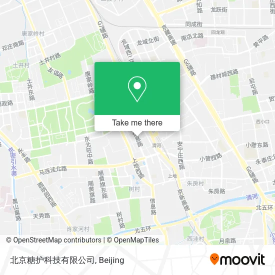 北京糖护科技有限公司 map