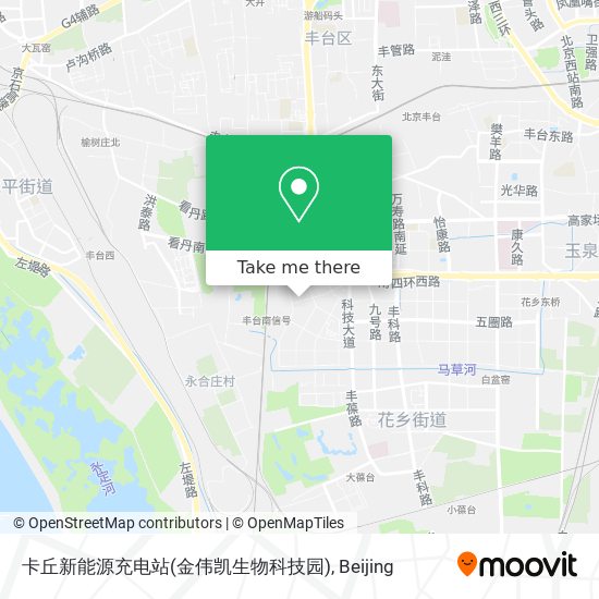 卡丘新能源充电站(金伟凯生物科技园) map