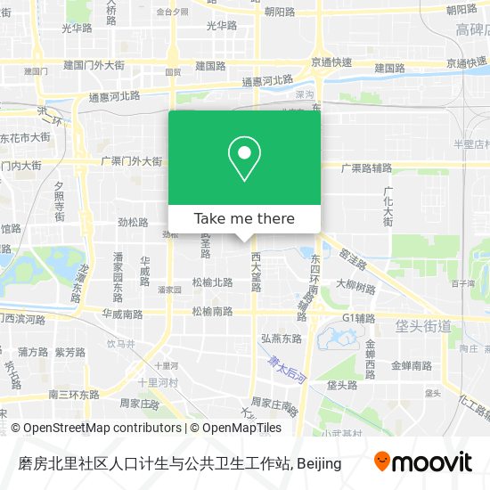 磨房北里社区人口计生与公共卫生工作站 map