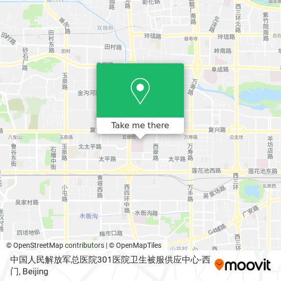 中国人民解放军总医院301医院卫生被服供应中心-西门 map