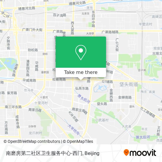 南磨房第二社区卫生服务中心-西门 map
