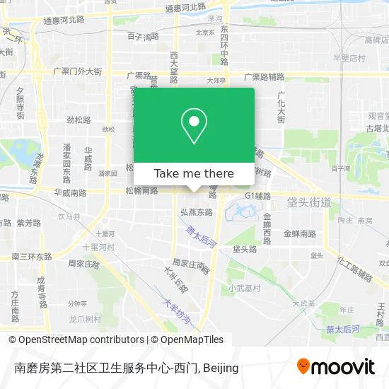 南磨房第二社区卫生服务中心-西门 map