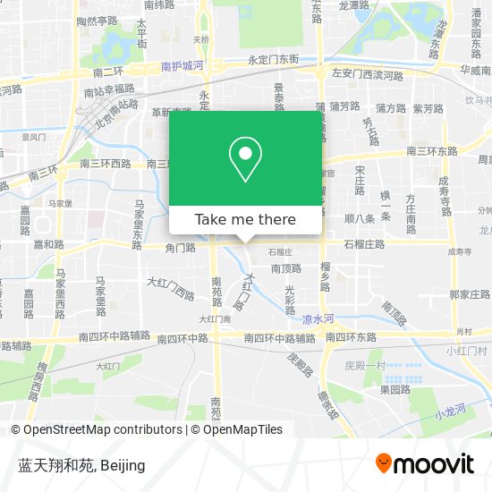 蓝天翔和苑 map