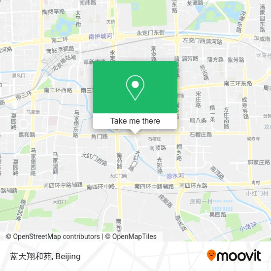蓝天翔和苑 map