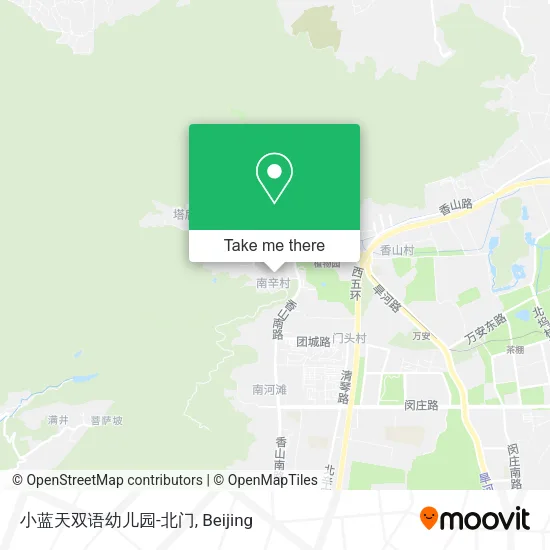 小蓝天双语幼儿园-北门 map