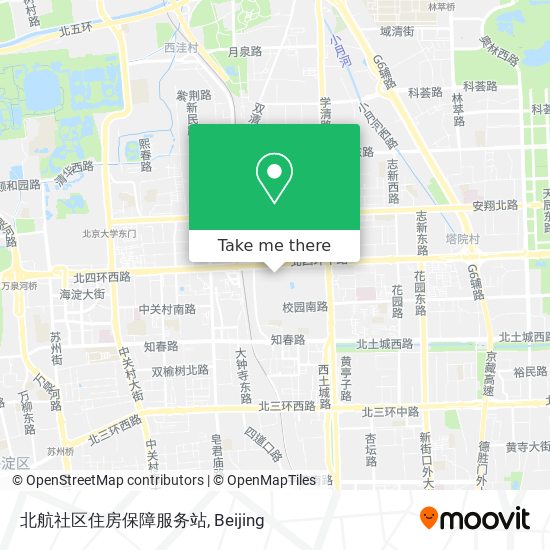 北航社区住房保障服务站 map