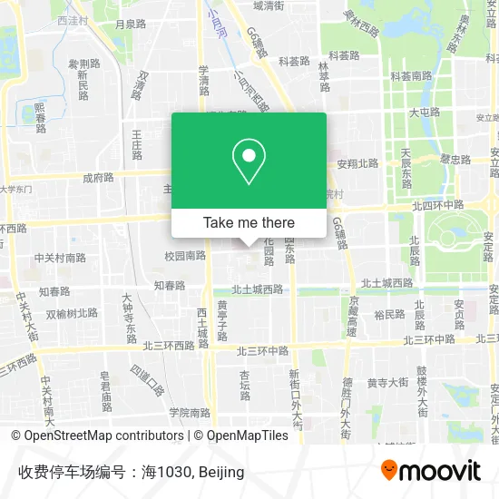 收费停车场编号：海1030 map