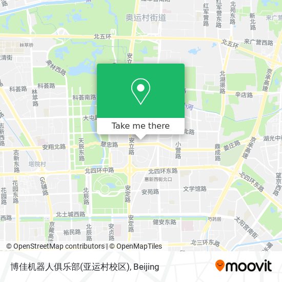 博佳机器人俱乐部(亚运村校区) map