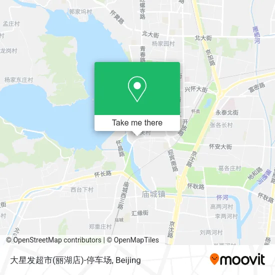 大星发超市(丽湖店)-停车场 map