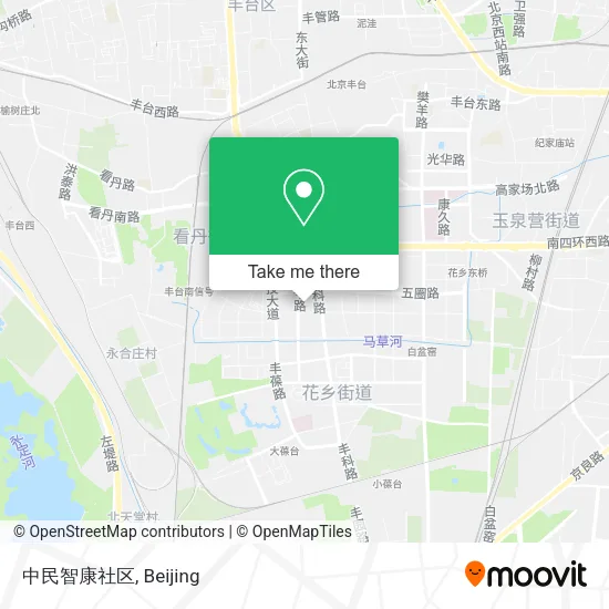 中民智康社区 map