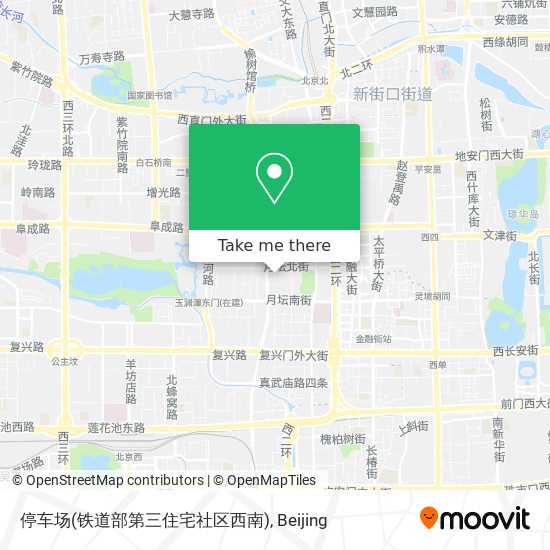 停车场(铁道部第三住宅社区西南) map